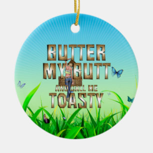 T-SHIRT noem me toasty Keramisch Ornament