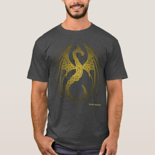 T-shirt Noeud celtique Dragon Gold