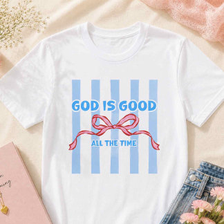 T-shirt Nœud Coquette Préparatoire Rétro Chrétien