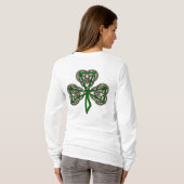 T-shirt Noeud croisé de shamrock (Dos entier)