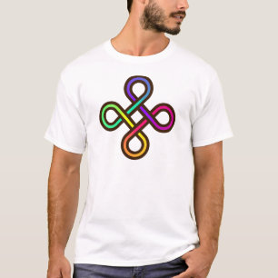 T-shirt Noeud de couleur