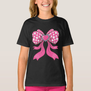 T-shirt Nœud de la Saint-Valentin, nœud de cœurs