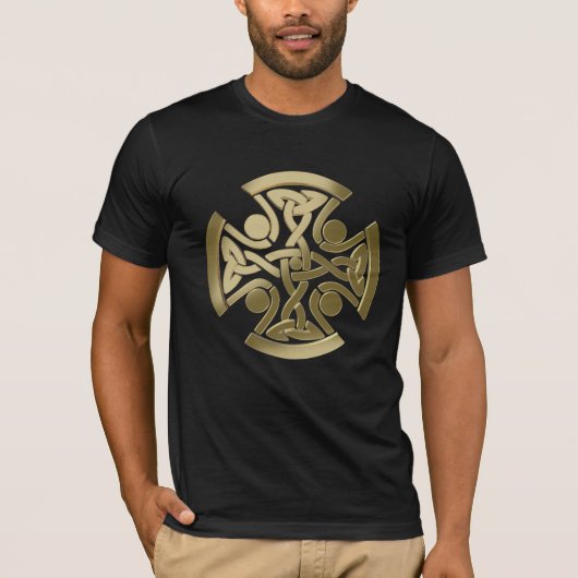T-shirt noeud d'or celtique (Devant)