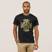 T-shirt noeud d'or celtique (Devant entier)