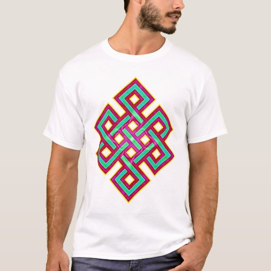 T-shirt Noeud éternel bouddhiste (Devant)