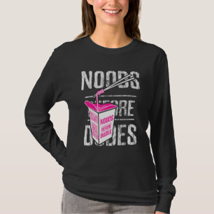 T-shirt Noeuds avant les Dudes Nouilles Féminisme Féminist