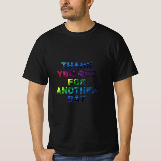 T-shirt noir (Devant)