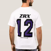 T-shirt Noir 1200 de ZRXOA (Dos)