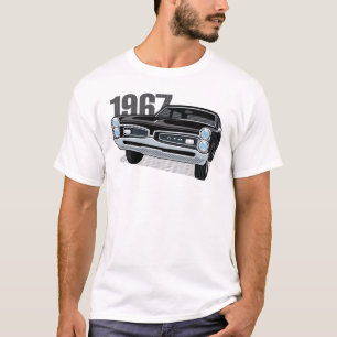 T-shirt Noir 1967 de Pontiac GTO