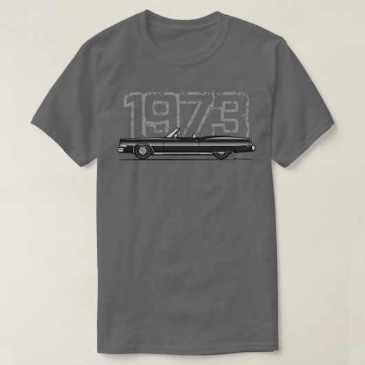 T-shirt noir 1973 (Design devant)