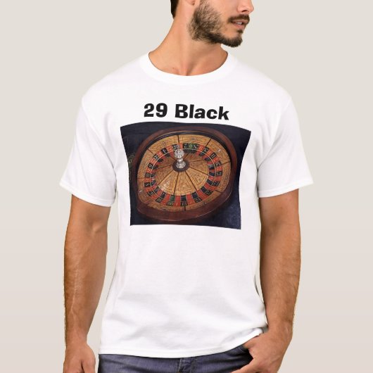 T-shirt noir 29 (Devant)