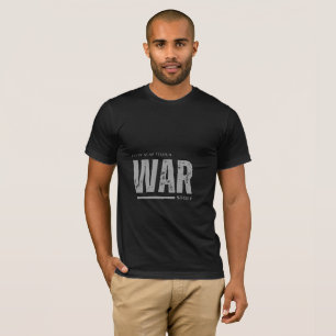T-shirt noir à demi-manches avec motif
