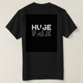 T-shirt noir à manches longues avec design unique (Design dos)