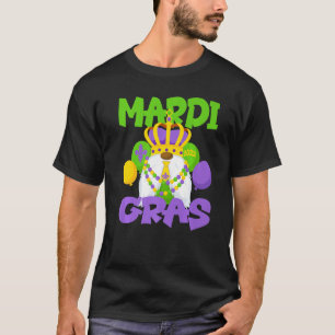 T-shirt Noir Africain-Américain Mardi Gras 2022 perles