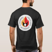 T-shirt noir avec le logo de CFA (Dos)