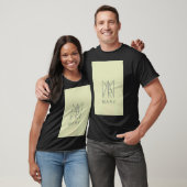 T-shirt noir avec nom Mary design (Unisexe)