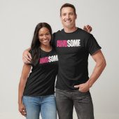 T-shirt noir awdsome (Unisexe)