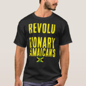T-shirt noir basique pour les JAMAÏCAINS RÉVOLUTIO (Devant)
