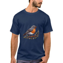 T-shirt noir basique pour Robin des États-Unis
