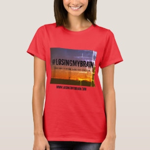 T-shirt Noir/blanc de la pièce en t des femmes de LMB