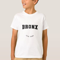 T-shirt noir Bronx New York