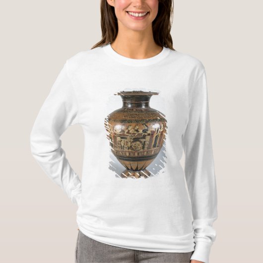 T-shirt Noir-chiffre hydria (Devant)