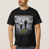 T-shirt Noir classique 4pf (Devant)