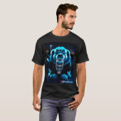 t-shirt noir coton (Devant entier)