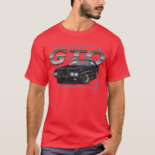 T-shirt Noir de 1970 GTO