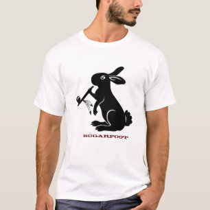 T-SHIRT NOIR DE BASE SUGARFOOT TEL