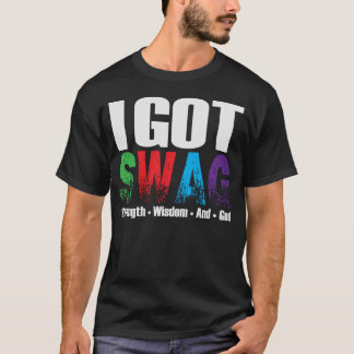 T-shirt noir de butin