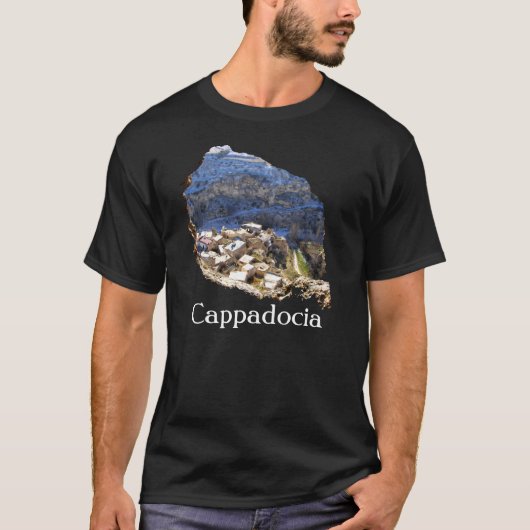 T-shirt noir de Cappadocia (Devant)