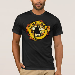 T-shirt noir de cascadeur