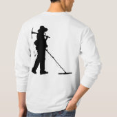 T-shirt NOIR de chasseur de pépite (Dos)
