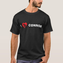 Noir de chemise d'I <3 Connor