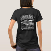 T-shirt noir de destroyer (Dos)