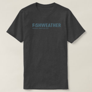 T-shirt noir de FishWeather