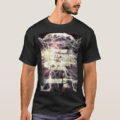 T-shirt noir de la bombe atomique (Devant)