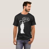 T-shirt noir de la Faucheuse noire (Devant entier)