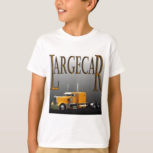 T-shirt Noir de Largecar (Devant)
