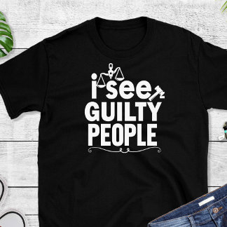 T-shirt noir de l'avocat drôle