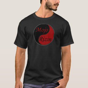 T-shirt Noir de Mojo Rizin - grand avant de logo