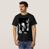 T-shirt Noir de Nagito Komaeda (Devant entier)