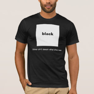 T-shirt Noir de paradoxe
