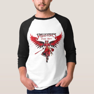 T-shirt Noir de raglan de Valkyries