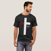 T-shirt Noir de salut (Devant entier)