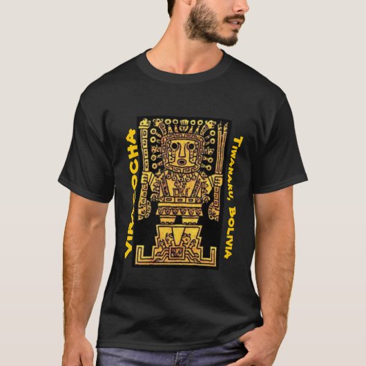 T-shirt Noir de Viracocha (Devant)