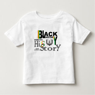 T-shirt noir d'enfant en bas âge