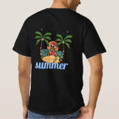t-shirt noir d'été (Dos)