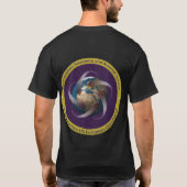 T-shirt noir d'EUCOM J62 (Dos)